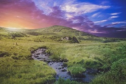 Ireland Landscape in Twilight Image by Brin Weins from Pixabay